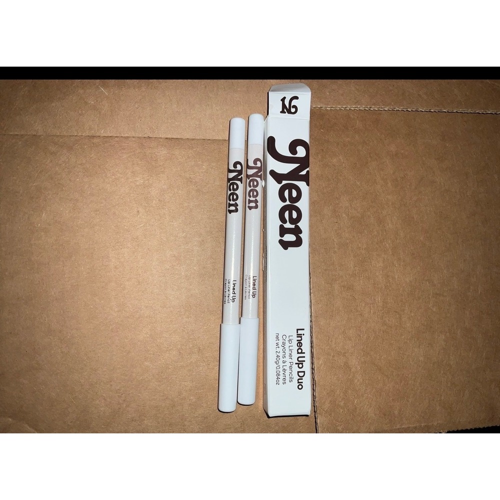 Neen Lined Up Duo Lip Liner Pencils Orchard Crosby Set Boxed New